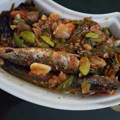 รูปของ Ikan Kembung Goreng Siram Tauco