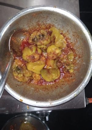 કેપ્સિકમ મરચાં નું ભરેલું શાક (Stuffed Capsicum Marcha Shak Recipe In Gujarati) રેસીપી મુખ્ય ફોટો