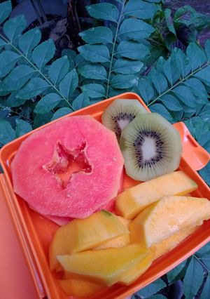 Foto resep BRUNCH DIET (Pepaya, Kiwi, Mangga)