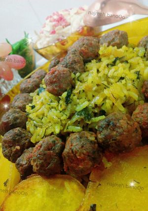 عکسی از دستور کلم پلو 💜