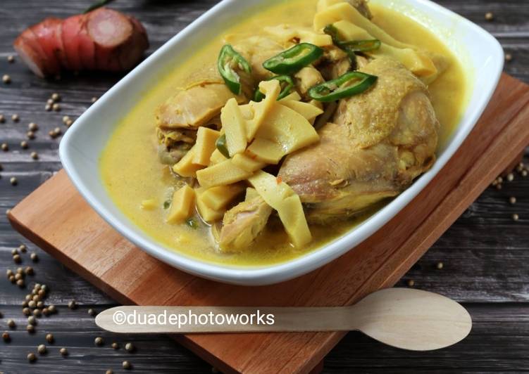 Resep Sayur Rebung Ayam Anti Gagal