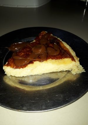 Una foto de Flan casero en licuadora