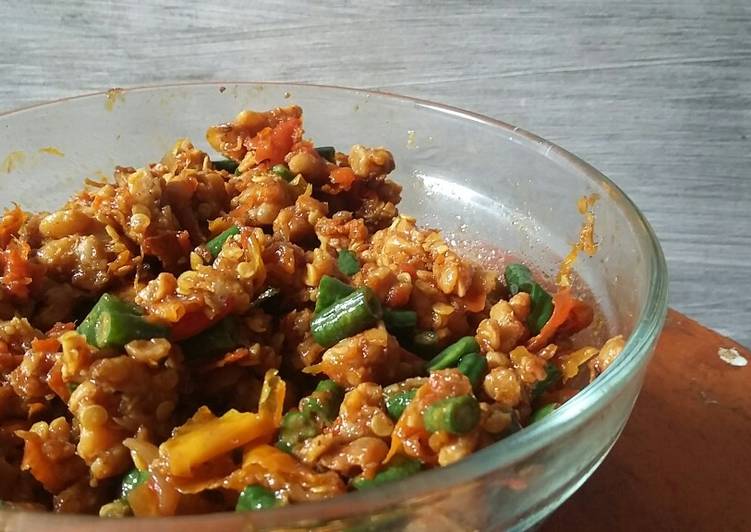 Sambal Tempe Kacang Panjang