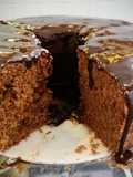 Bolo de Café com calda de cappucino
