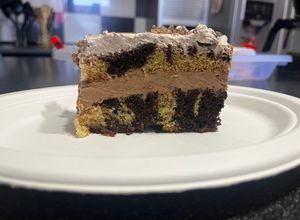 O poză a rețetei Prăjitură cu nutella și mascarpone.