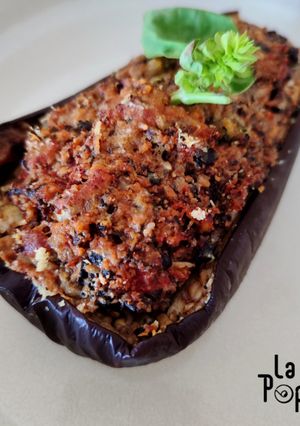 Une photo de Aubergine farcie à la Sarde