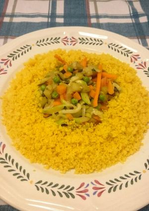 Foto de Cuscuz marroquino com verduras