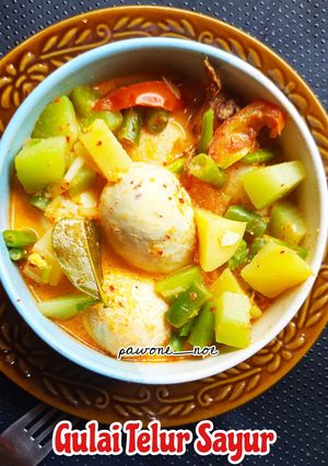 Foto resep Gulai Telur Sayur