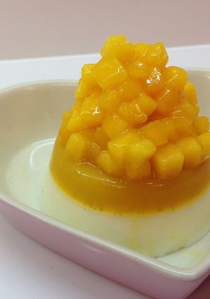 雙層芒果養樂多奶酪 的食譜成品照片