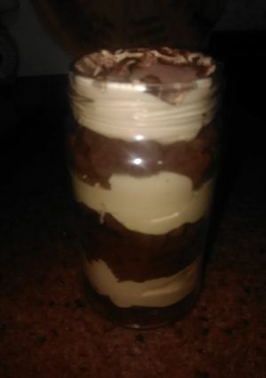 Una foto de Chocotorta en frasco