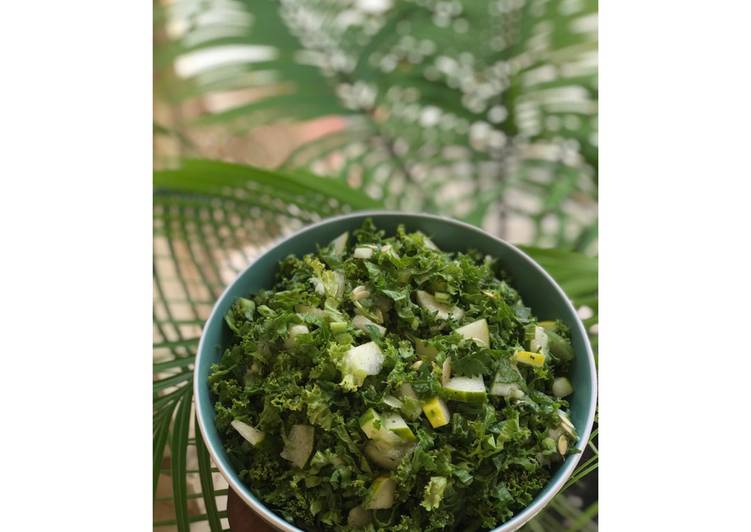 Simple Way to Prepare Homemade Kale Green Salad
