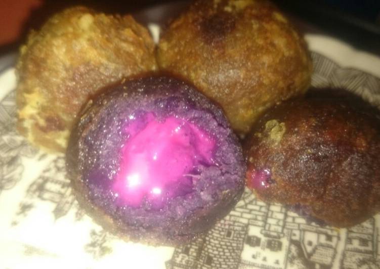 BoBi bola ubi coklat glaze strawberry 🍓