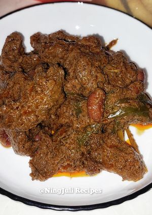 Foto resep Rendang Daging Sapi & Kacang Merah