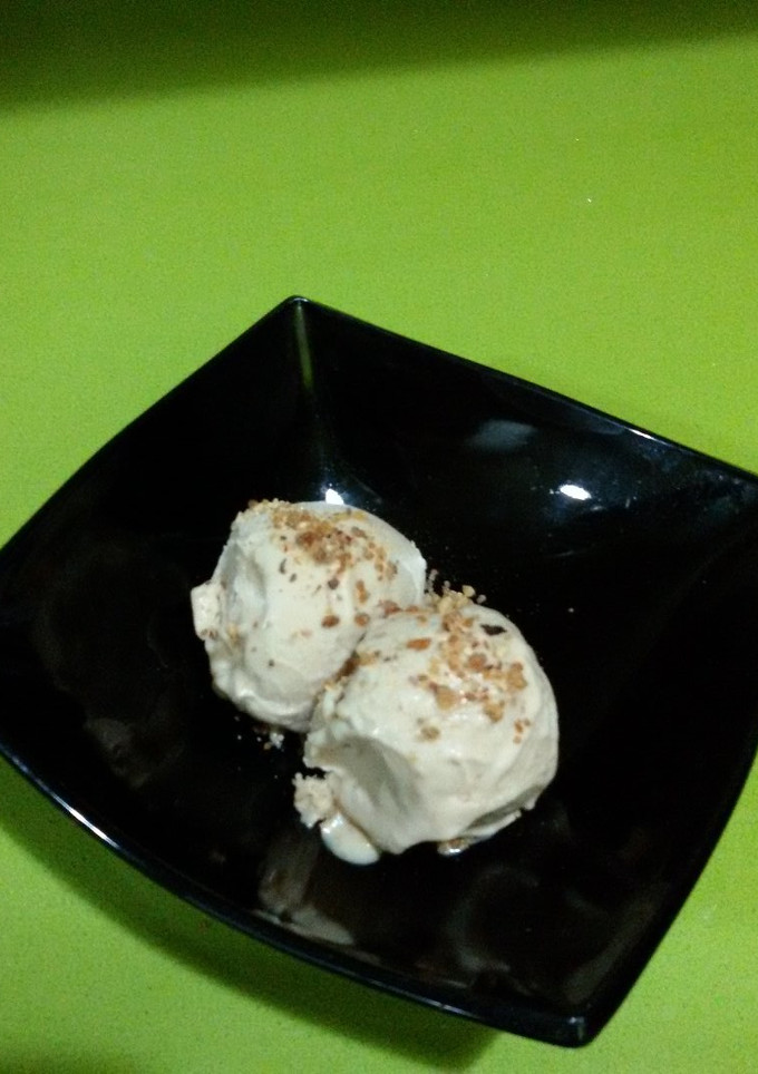 Una foto de Helado de turrón con Thermomix