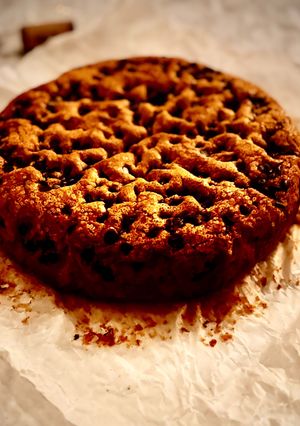 Foto principal de Bizcocho de leche entera, limón y pepitas de chocolate en thermomix