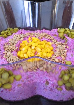عکسی از دستور سالاد کلم سرخ شده(بورانی کلم)
