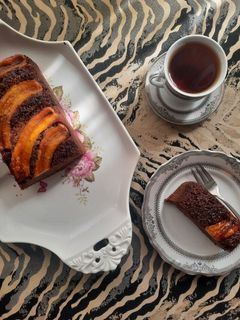 عکسی از دستور کیک موز برگردان