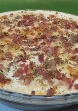 Foto principal de Arroz gratinado con mozzarella y jamón