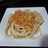Spagheti con salsa criolla y jamón