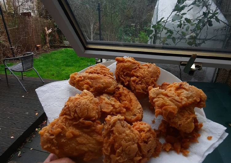 Bagaimana Menyiapkan Fried Chicken &#34;KFC&#34; yang Bikin Ngiler