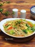 Bakmie Bayam Goreng Nyemek bumbu instant