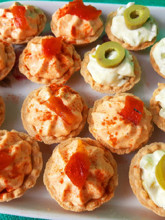 Una foto de Crema de morrón para tarteletas saladas