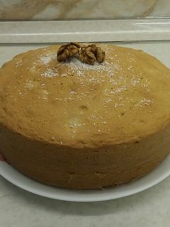 عکسی از دستور کیک دارچین و گردو