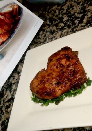 A picture of Oven grilled chicken.