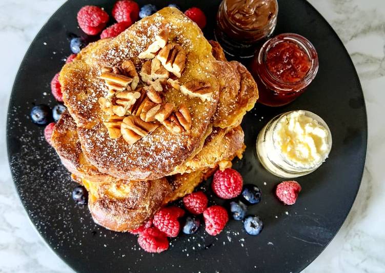 Steps to Make Favorite Brioche French Toast