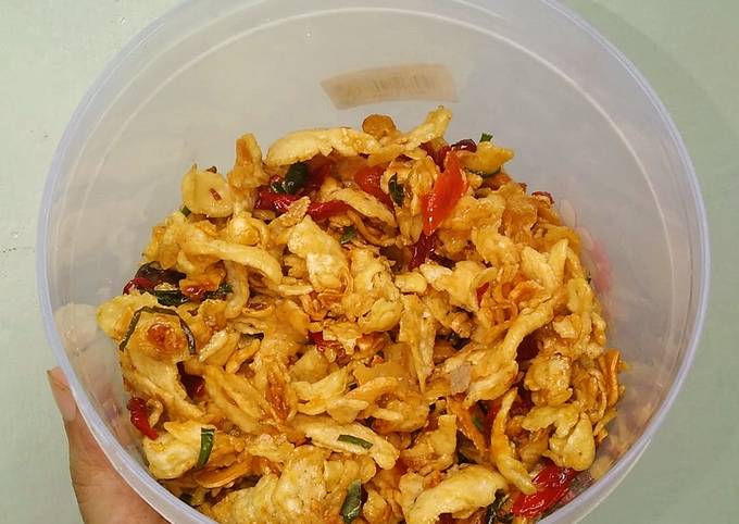 Langkah Mudah untuk Menyiapkan 11. Kering Emping Ekonomis Ala Mama, Bikin Ngiler