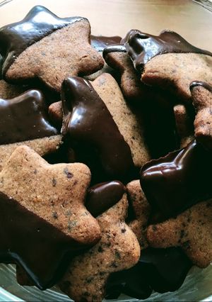 Csokis csillagok recept fotója