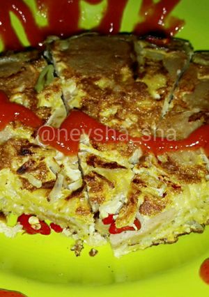 Foto resep Omelet Mie Praktis