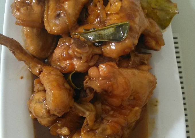 Chiken wing saus tiram