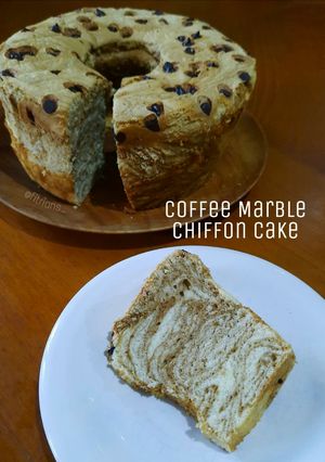 Foto resep Coffe Marble Chiffon Cake
