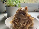 Dulce de boniato, con panela, asado en airFryer