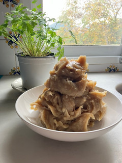 Una foto de Dulce de boniato, con panela, asado en airFryer