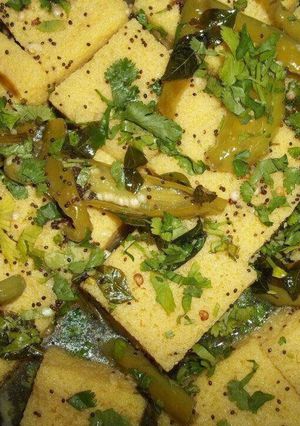A picture of Dhokla.