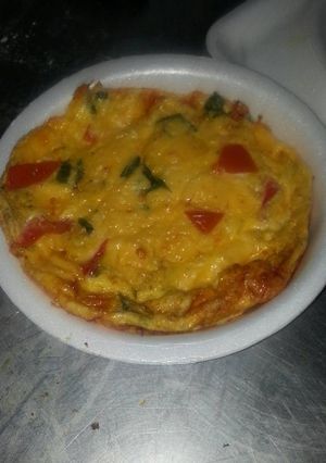 Una foto de Tortilla capresse súper fácil