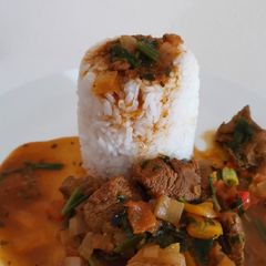 A picture of Georgian Ostri / Beef Stew.