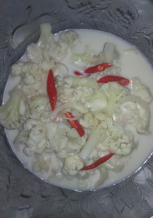 Foto resep Kembang kol masak santan