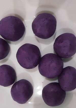 Foto resep Cenil / cilok ubi ungu praktis