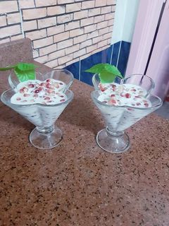 صورة لوصفة رمان بالزبادي 😘😘😘