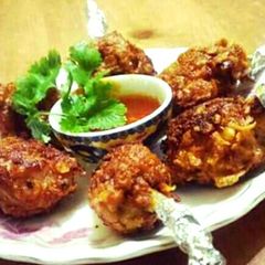 A picture of #nonvegcurries..#chicken lollypop.
