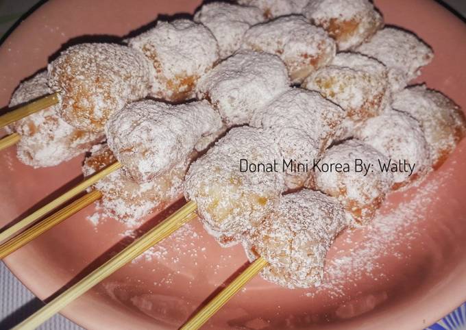 Resep Donat Mini Korea🍡 yang Lezat