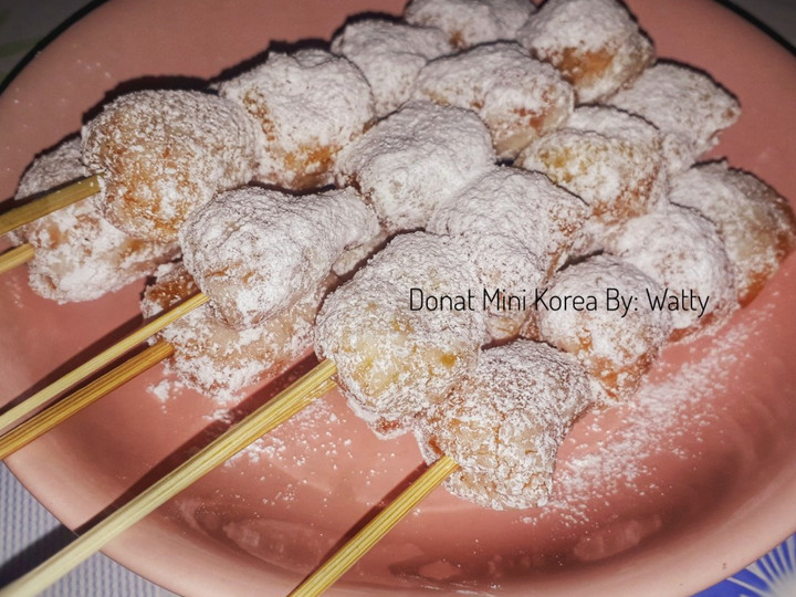 Resep Donat Mini Korea🍡 yang Lezat