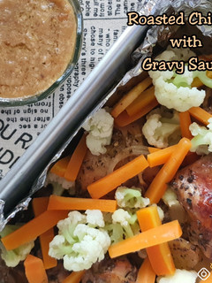 Foto resep Roasted Chicken with Gravy Sauce