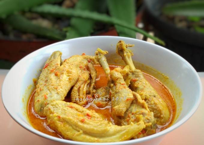 Ini dia! Resep buat Gulai Ayam Kampung (tanpa msg) dijamin sesuai selera