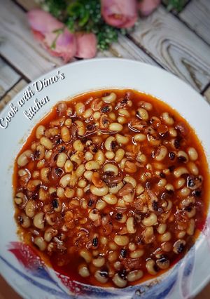 صورة لوصفة لوبيا بطريقة بسيطة وطعم لذيذ 😋😋