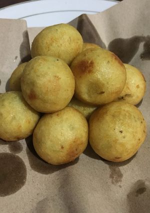 Foto resep Bola Ubi isi gula merah