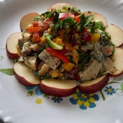 A picture of Russian salad.